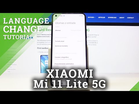 How to Change Language on XIAOMI Mi 11 Lite 5G – System Languages