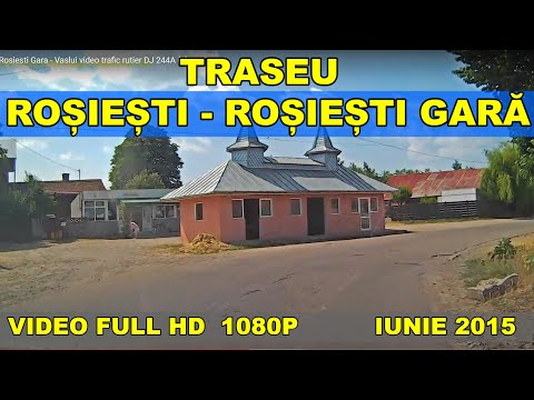 Drumul ROSIESTI - ROSIESTI GARA - VASLUI video trafic DJ 244A (7)