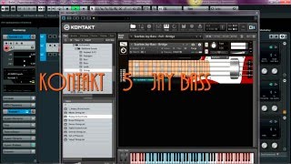Video thumbnail for Scarbee Jay Bass, NI Kontakt 5, Cubase Elements 8, by Valera Muradyan