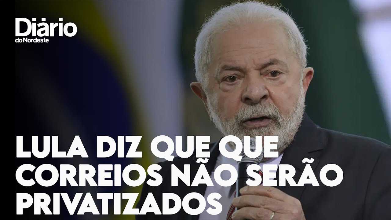 Imagem da notícia Lula nega privatização dos Correios; veja vídeo 