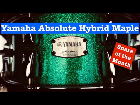 Yamaha 14"x6" Absolute Hybrid Maple Snare Drum Review (Snare of the Month #7)