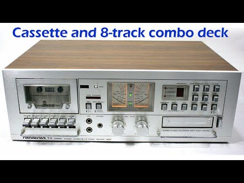 All your tapes are belong to us: Soundesign TX 0868 cassette/8-track deck