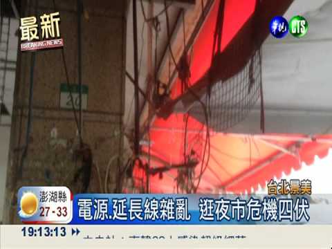 電源瓦斯易走火 夜市危機四伏