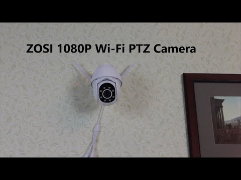 ZOSI Security Camera - [Review] 1080P Wireless PTZ Camera with Two Way Audio Auto Motion Tracking