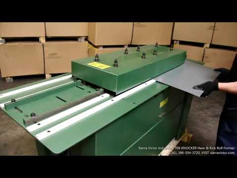 TIN KNOCKER TK HEM & KICK ROLL FORMER Pittsburgh/Roll Former Machines | Sierra Victor Industries (1)