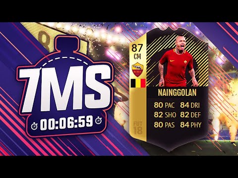 😱 FIFA 18 7 MINUTE SQUAD BUILDER!! 87 INFORM NAINGGOLAN! THE BEST CM ON THE GAME!