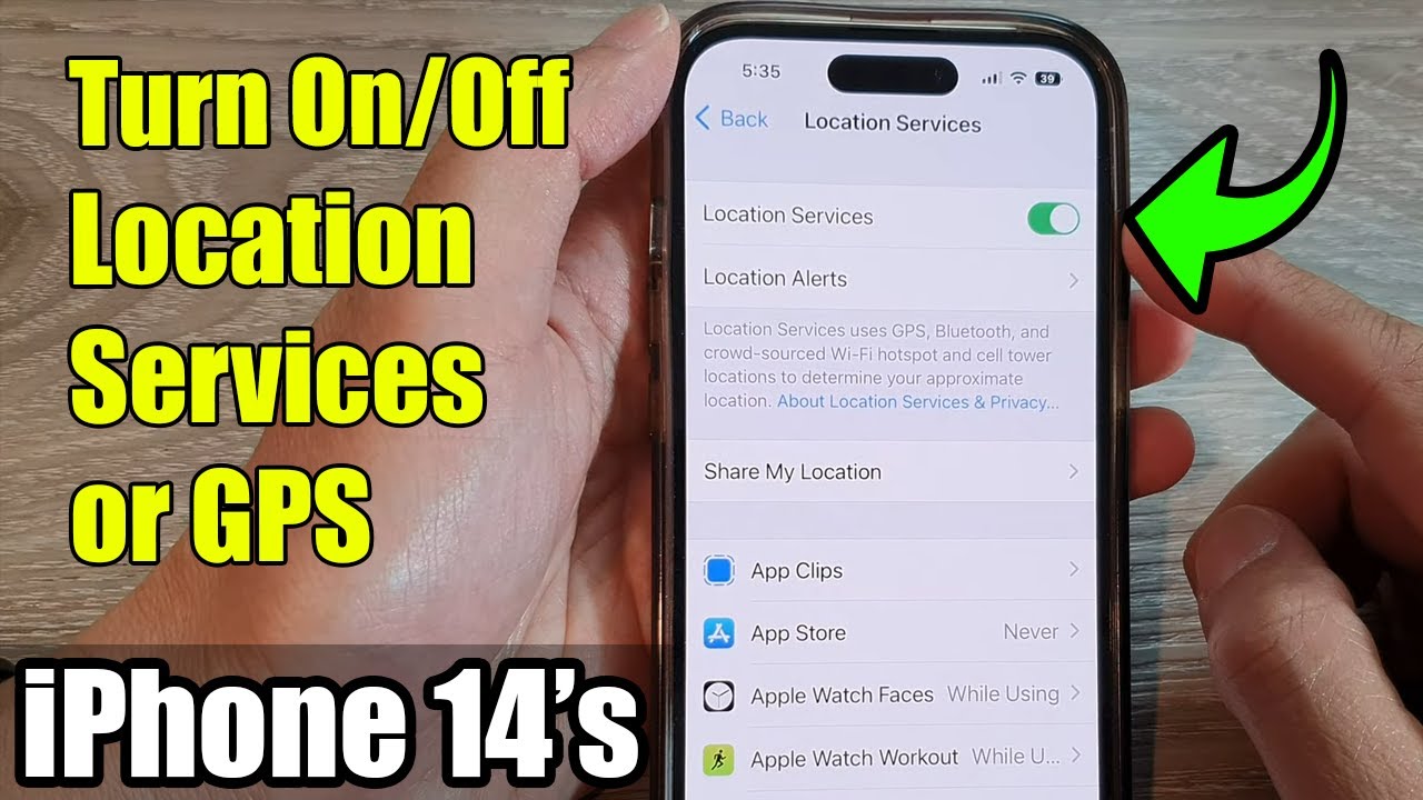 iPhone 14's/14 Pro Max: How to Turn On/Off Location Services or GPS