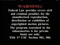FBI Warning 2001