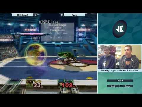 Dandog's Agua - croix (R.O.B.) vs 100 Grand (Marth) - Pools