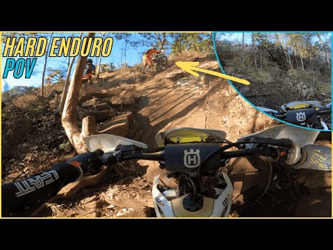 POV: RIDING INSANE HARD ENDURO TRAILS IN HILTON WITH MY HUSQVARNA TE 250!