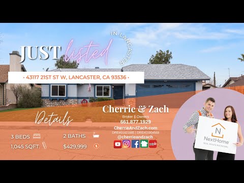 𝐉𝐔𝐒𝐓 𝐋𝐈𝐒𝐓𝐄𝐃 • 43117 21st W Lancaster, Ca • 𝐁𝐘:: 𝐂𝐇𝐄𝐑𝐑𝐈𝐄 & 𝐙𝐀𝐂𝐇