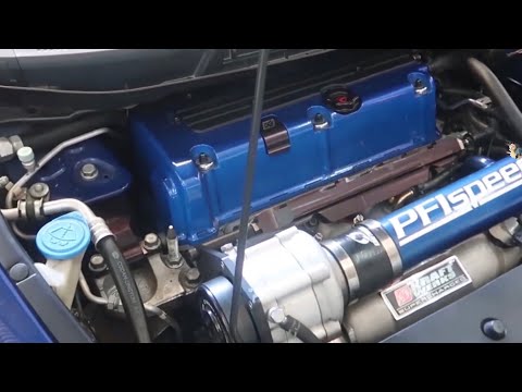 Rotrex Supercharged Civic Rips!!! Over 400hp stock engine!