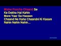 Maine Poocha Chaand Se - Mohammed Rafi Hindi Full Karaoke with Lyrics