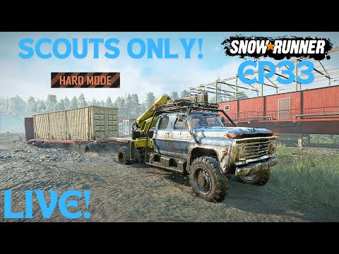 Extreme Hard Mode Scouts Only Taymyr Tasks! Gameplay Episode 33 SnowRunner