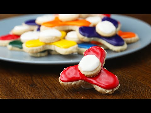 Fidget Spinner Cookies