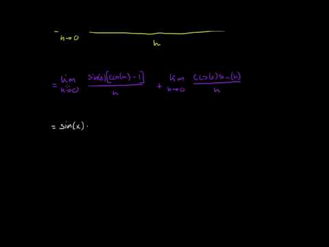 Derivere sin, cos, tan 3 - Derivere sinus, bevis