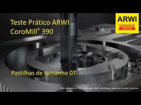 Teste Prático CoroMill 390 Pastilha 07