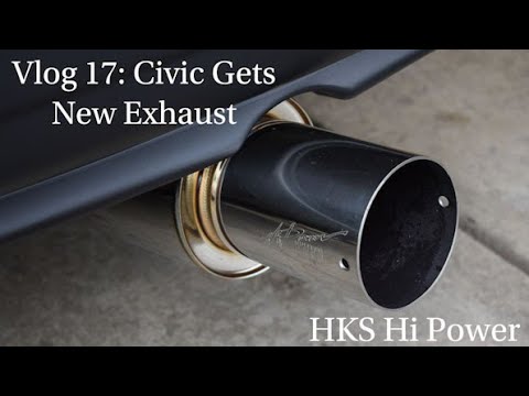 My 1995 Civic (EJ1) gets a HKS exhaust