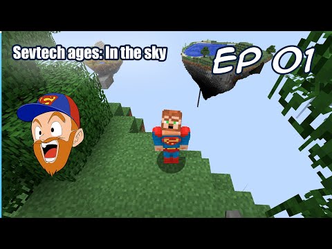 Minecraft Mod - Sevtech Ages of the Sky - E01