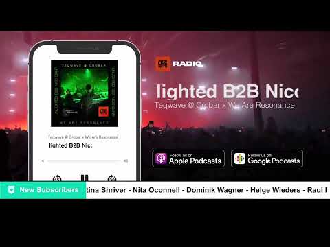Techno DJ Mix / Set by Unlighted B2B Nico Banfi - Teqwave @ Crobar x We Are Resonance