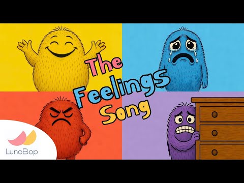 The Monster Feelings Song for Kids | Learn Emotions for Circle Time | Toddler & Preschool Teaching