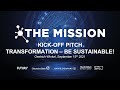 Kick-Off Pitch: "Transformation – Be Sustainable!"