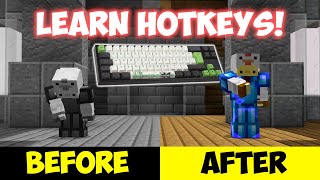 Learn Hotkeys FAST & EASY (Minecraft PVP)