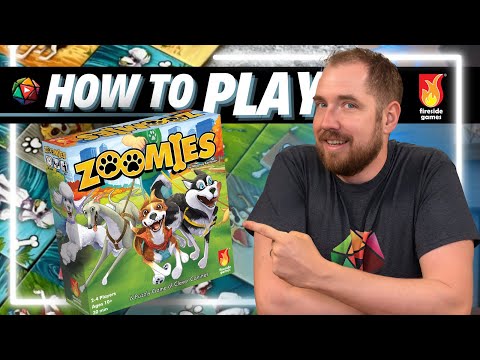 How to Play ZOOMIES | Fun at the Dog Park | #ZOOMIES Board Game Tutorial