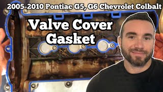 How to Replace the Valve Cover Gasket on a 2007 Pontiac G5 (Colbalt, Ion & More!)
