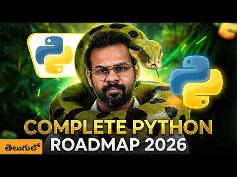 Python Roadmap For Beginners Python Roadmap Telugu