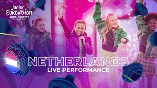Luna - La Festa - LIVE - Netherlands 🇳🇱- Junior Eurovision 2022