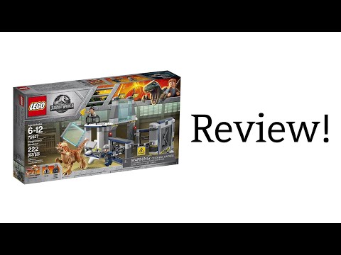 LEGO Jurassic World Stygimoloch Breakout 75927 Review!