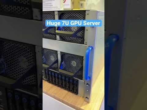 Massive Quanta QuantaGrid D74H-7U AI/ML 8-way GPU server with 4th Gen Intel Xeon Scalable processors