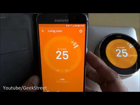 How to use NEST Thermostat 3rd Generation App Features and Functions for Beginners