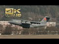 (4K) Xian Y-20 China Air Force 20240 departure at Innsbruck Airport LOWI INN 04.03.2023