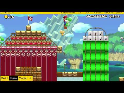 Mario Maker Submitted Levels #001 [GER] 1-A: Fun Farms. Inc. by roboarioluigi