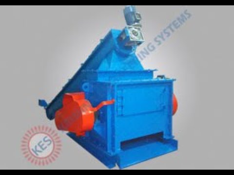 Mild steel single shaft shredder food waste grinder, model n...