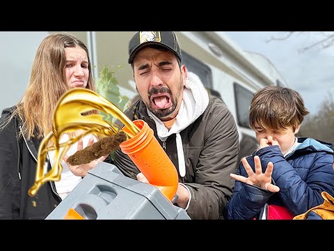 WC químico 🚽 de nuestra CASA RODANTE + 👨‍👩‍👧‍👦 Familia numerosa Vlog turismo en autocaravana 2026