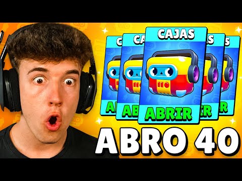 ABRO 40 CAJAS de SUBWAY SURFERS Y ME TOCAN *TODAS LAS SKINS* en BRAWL STARS