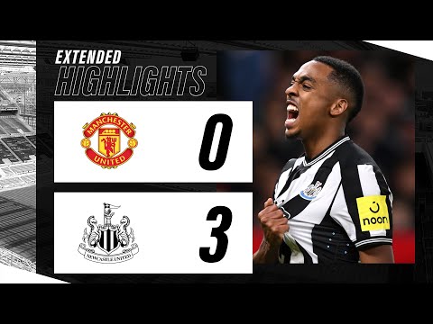 Manchester United 0 Newcastle United 3 | Carabao Cup Highlights