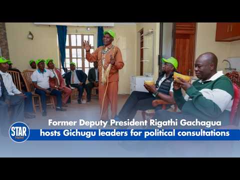 Former Deputy President Rigathi Gachagua hosts Gichugu leaders for political consultations