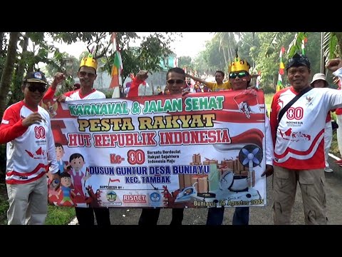 Karnaval Jalan Sehat Dusun Guntur Desa Buniayu Tambak Banyumas