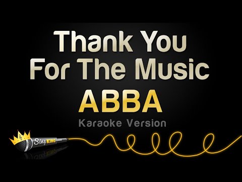 ABBA - Thank You For The Music (Karaoke Version)