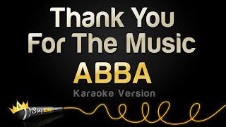ABBA - Thank You For The Music (Karaoke Version)