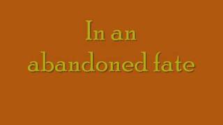 Abandoned Fate - Angra - Lyrics