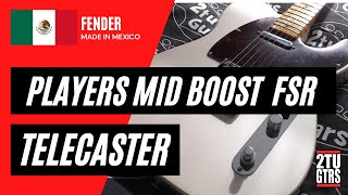 Video thumbnail for Fender Mid Boost Telecaster FSR 2011 Blizzard Pearl by 2tu Guitars