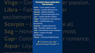 Download lagu This Zodiac Sign Values Loyalty Over Romance 💔🔥#astrology #zodiac #zodiacsigns #horoscope mp3