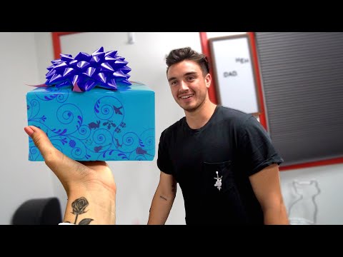 I Surprised Him With A Present! Video