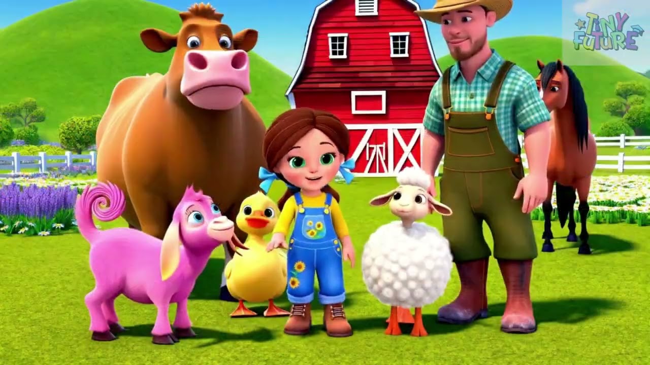 On This Wonder Farm We Are | Moo Moo Here | Fun Animal Song for Kids