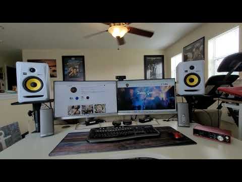 Gator Frameworks Desktop Clamp-On Studio Monitor and Speaker Stand (Unboxing and Review) James Gavin